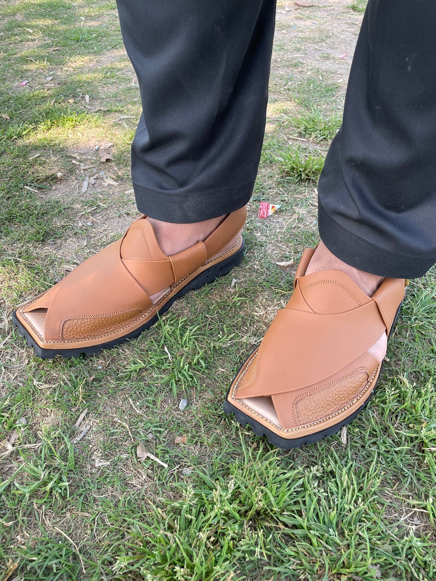 SD Sole Peshawar Zalm.i Chappal Premium Leather (MALTA)