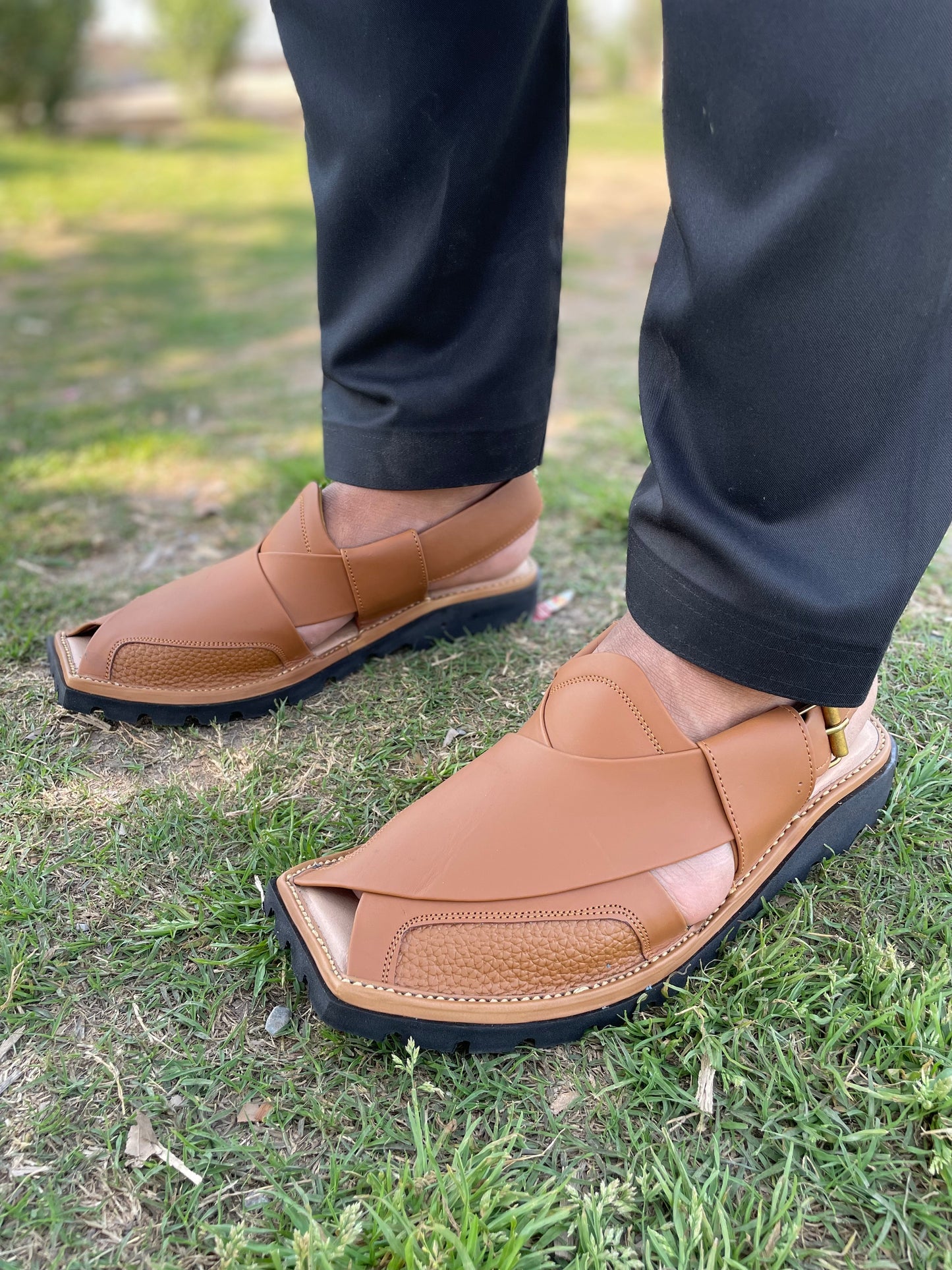 SD Sole Peshawar Zalm.i Chappal Premium Leather (MALTA)
